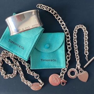 TIFFANY Cuff 1837 cuff bracelet silver wide thick